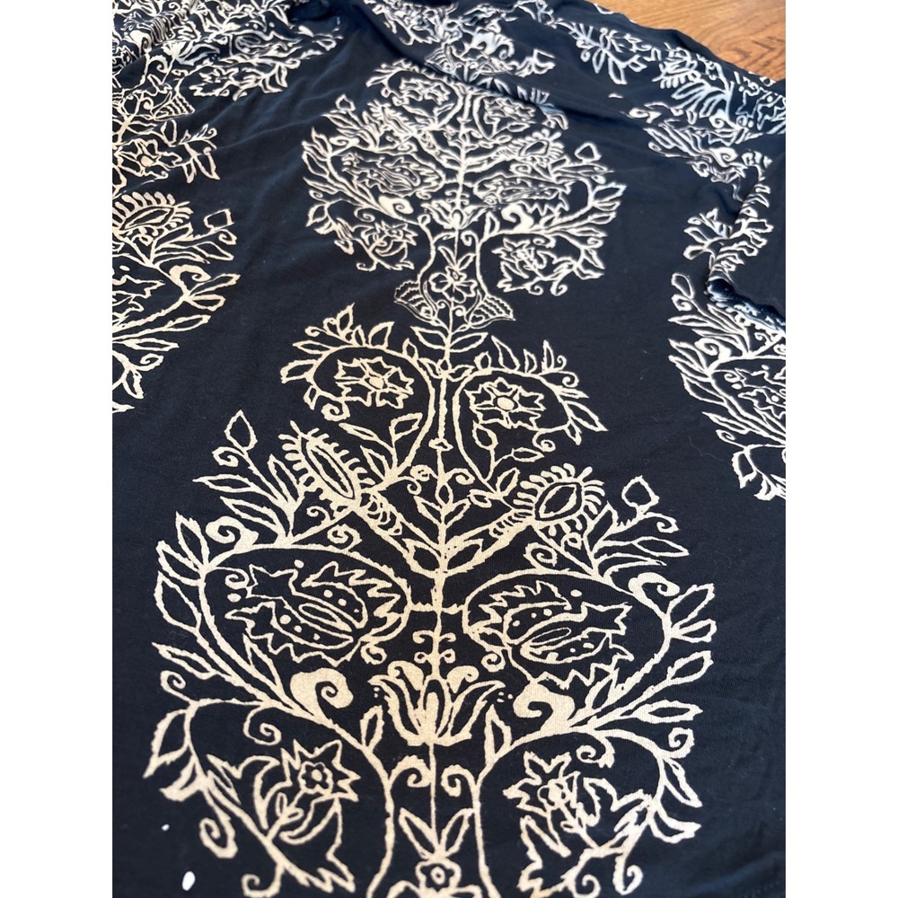 Lucky Brand Black Boho Top Size 3X - Picture 7 of 9